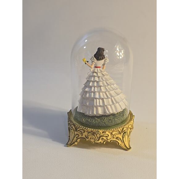 1993 Gone With The Wind Scarlett's Heritage Glass Dome Figurine CP37492 Lim Ed - Picture 3 of 8
